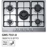 כיריים גז נירוסטה Kuppersbusch GMS 7551.0 קופרבוש