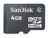 כרטיס זכרון TransFlash/MicroSDHC 4GB סנדיסק