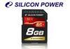 כרטיס זיכרון SILICON POWER SDHC class 6 8GB