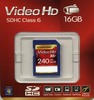 כרטיס זיכרון Silicon Power SDHC FULL HD 16GB 