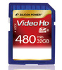 כרטיס זיכרון Silicon Power SDHC FULL HD 32GB  