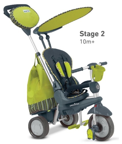 לחץ להגדלת התמונות עבור תלת אופן רב שלבי עם מצבי שכיבה Splash אדום