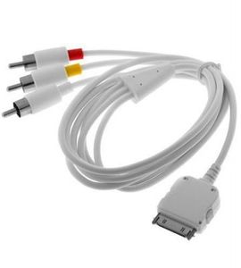 כבל טלויזיה RCA AV ל נגן iPod ו iPhone