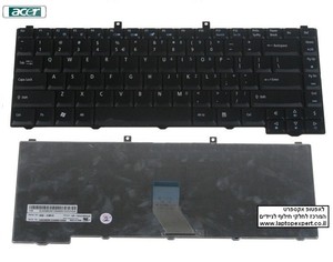 מקלדת למחשב נייד אייסר - מעבדה ראשית בגוש דן Acer Aspire 5560 Laptop Keyboard KB.A2707.009 