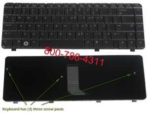 מקלדת למחשב נייד HP DV4-1000 DV4 Laptop Keyboard 486901-001 NSK-H5501, 9J.N8682.501, PK1303V01X0 