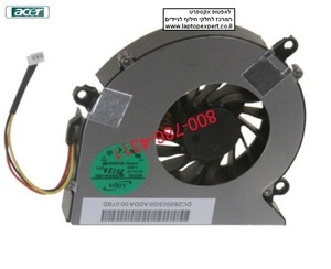 מאוורר למחשב נייד אייסר  Acer Aspire 5310 5315 5520 5715 5715Z 7520 7720 AB7805HX-EB3 Laptop Cpu Fan