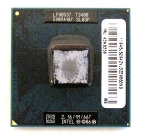 Intel Pentium Dual-Core Mobile T3400 מעבד למחשב נייד  אינטל