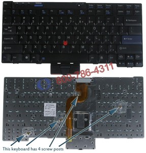 מקלדת למחשב נייד - משווק מורשה Lenovo Ibm ThinkPad X200 Keyboard 42T3671 / 42T3767 / 42T3734 לנובו