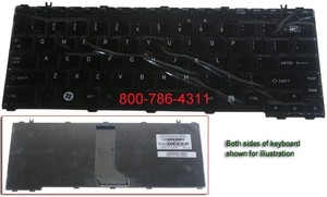 מקלדת לנייד טושיבה - מעבדת מחשבים מרכזית Toshiba Satellite U405 U400 A600 M800 Keybaord 9J.N9082.W01 445588-001 NSK-H4A01  