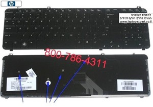 מקלדת למחשב נייד HP Pavilion DV6 Laptop Keyboard