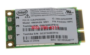 כרטיס רשת למחשב נייד Intel® Wireless WiFi Link 4965AGN Mini-PCI Express אינטל