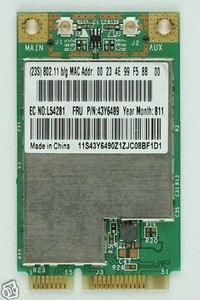 Lenovo 3000 N500 43Y6489 802.11g Wireless  כ.רשת לנובו