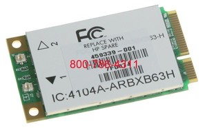 COMPAQ Presario CQ60 Atheros AR5BXB63H PCI mini wireless כרטיס רשת