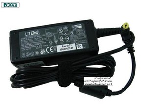 מטען מקורי למחשב נייד אייסר נטבוק Acer Aspire One AC Adapter LITEON PA-1300-04 - 19V 1.58A