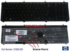 מקלדת למחשב נייד HP Pavilion DV7-2000 DV7-3000