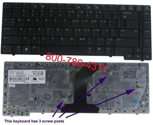 החלפת מקלדת למחשב נייד HP Compaq 6530B / 6730B / 6735B 468776-BB1 , 468775-001 Laptop Keyboard 