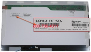  החלפת מסך למחשב נייד Sharp LQ164D1LD4A 16.4 1600x900 B164RW01  1 CCFL LCD Screen