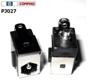 PJ027 - Compaq Presario DV5000 C300 C500 Dc Jack שקע טעינה לנייד ללא כבל