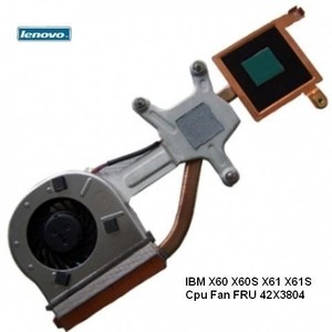 מאוורר למחשב נייד לנובו IBM LENOVO X60 X61 FAN & HEATSINK FRU 42X3804 איי בי אם
