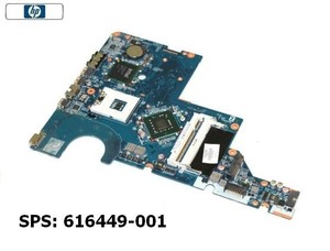 HP G72 / Compaq CQ62 Intel Motherboard 616449-001 לוח למחשב נייד