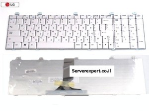 מקלדת למחשב נייד אל.גי כולל עברית LG E500 / R700 Keyboard AEW32873607 אל ג'י