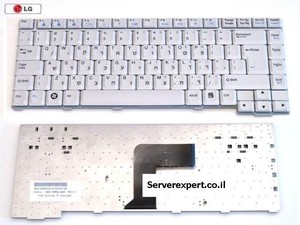 מקלדת למחשב נייד אל.גי כולל עברית Lg R400 / R405 Keyboard AEW36696005 אל ג'י