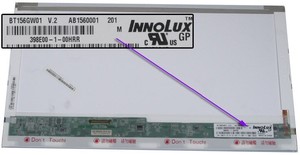 החלפת מסך למחשב נייד HP 620 15.6 LED WXGA 1366 X 768 INNOLUX BT156GW01 