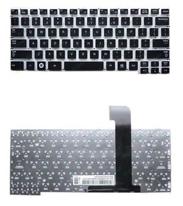 מקלדת למחשב נייד סמסונג Samsung X128 US Keyboard Black with Black frame 9Z.N4PSN.B1D