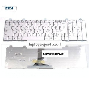 החלפת מקלדת למחשב נייד MSI VR600 / VR610 / VR620 / VR630 / VR700 / ER710 / EX700  Keyboard