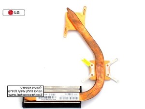 גוף קירור נחושת למחשב נייד Lg R380 Cpu Cooler Heatsink AJJ72912702 אל ג'י