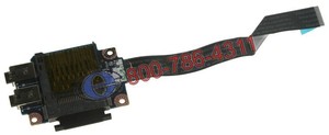 קורא כרטיסים דיגטלים ויציאת סאונד Lenovo G570 digital card reader board with audio ports LS-6751P  לנובו