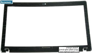 מסגרת פלסטיק מסך למחשב נייד לנובו Lenovo G570 front lcd lid for 15.6" displays, black AP0GM000100 
