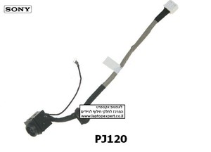 שקע טעינה למחשב נייד סוני PJ120 - Sony VGN-NW / VGN NW Dc Jack with Cable 306-0001-1636_A