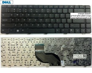 החלפת מקלדת למחשב נייד דל DELL INSPIRON 14V / 14R / N4010 / N4020 Laptop Keyboard 01R28D , NSK-DJD0U , 0JRH7K 