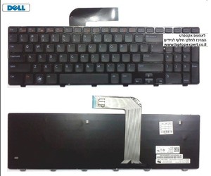 מקלדת למחשב נייד דל Dell Inspiron 15R N5110 5110 Laptop Keyboard 04DFCJ / NSK-DY0SW