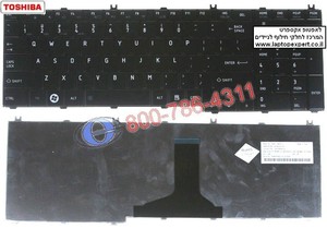 מקלדת למחשב נייד טושיבה Toshiba Satellite L650 L670 Glossy Black NSK-TN0GV , 9Z.N4WSV.001 