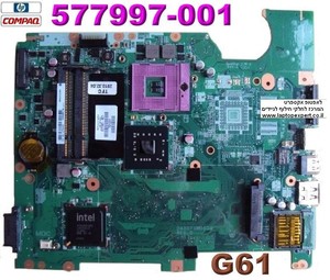 לוח למחשב נייד HP Compaq CQ61 G61 577997-001 Intel Motherboard Laptop Notebook