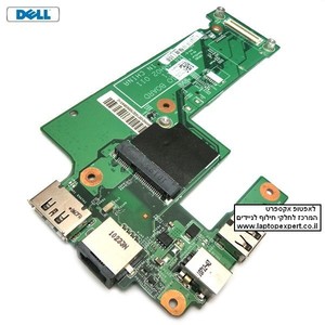 כרטיס אלקטרוני כולל שקע טעינה לנייד דל Dell Inspiron 15R M5010 N5010 DG15 IO Board 48.4HH02.011 USB E-SATA Lan 09697-1