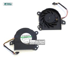 מאוורר למחשב נייד אייסר נטבוק - ללא גוף קירור Acer Aspire One ZA3 CPU Cooling Fan MF60100V1-Q000-G99 , K0435T
