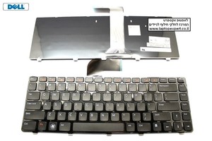 החלפת מקלדת למחשב נייד דל Dell Vostro Dell Inspiron 14R / N411z  / N4110 Laptop Keyboard X38K3 , V119525AS1 , AER01U00210