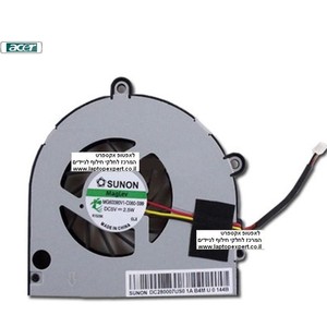 מאוורר להחלפה במחשב נייד שמתחמם אייסר Acer Aspire 5552 5252 5740 5740G Cpu Fan - KSB06105HA -9K1N