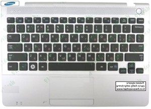 מקלדת להחלפה בנייד סמסונג כולל משטח עכבר Samsung NP305U1A Black Keyboard US BA75-03302A