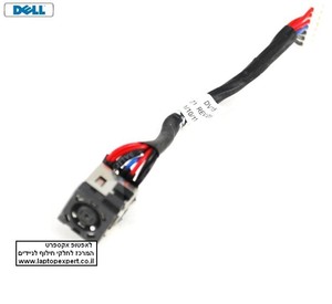 שקע טעינה למחשב נייד דל כולל כבל Dell Vostro 1540 2520 3520 AC DC Power Jack Cable 50.4IP05.001