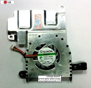 מאוורר למחשב נייד אל.גי LG X120 Laptop CPU Cooling Fan + Heatsink אל ג'י