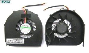 מאוורר למחשב נייד אייסר Acer Aspire 5542 5740G CPU fan SUNON MG55100V1-Q080-S99 / MG60090V1-B010-S99 Cpu Fan