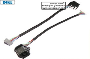 שקע טעינה למחשב נייד כולל כבל דל Dell XPS 15 L501X L502X L701X L702X  DDGM6BPB00 DC Jack XFT6Y 