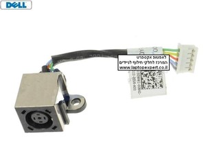 שקע טעינה חיבור כניסת מתח למחשב נייד דל Dell Vostro 3460 / Inspiron 14R 5420 / 7420 DC Power Input Jack with Cable - 3DWW2