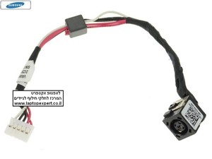 שקע טעינה למחשב נייד דל Dell Inspiron 5721 , 3521 , 2521 , 3721 , 3737 , 5737 DC30100M800 AC DC POWER JACK HARNESS PLUG CABLE