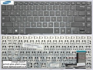 מקלדת למחשב נייד סמסונג SAMSUNG 370R4E NP370R4E 450R4V NP450R4V 470R4E NP470R4E Black Keyboard 