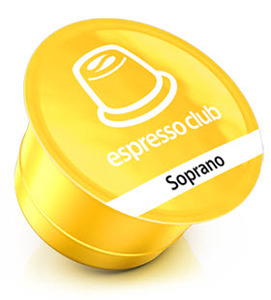 10 קפסולות אספרסו קלאב SOPRANO Espresso Club